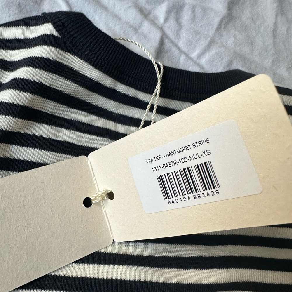 NWT Doen XS Vivi Stripe Top - Picture 6 of 6